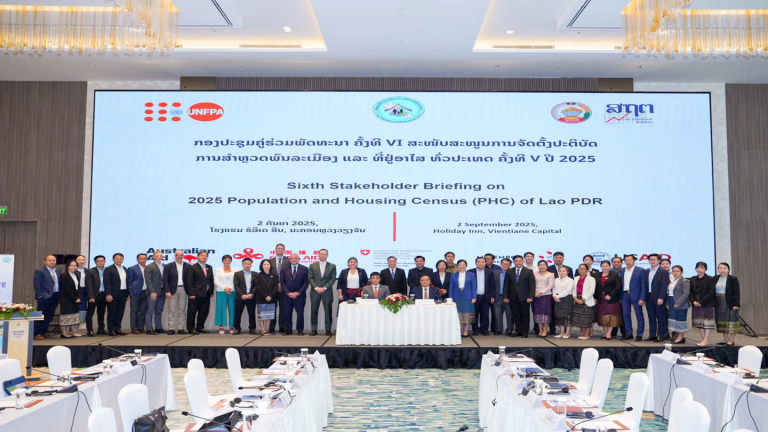 Strong Partnership Advances the First-Ever Digital Census of Lao PDR
